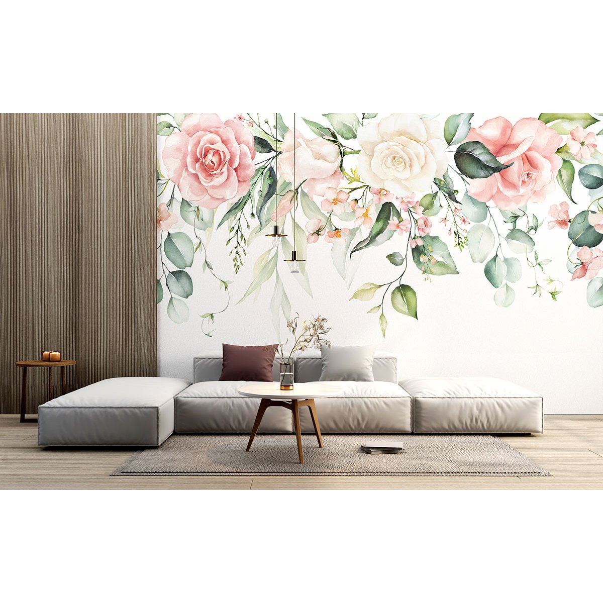 Papier peint panoramique - Fleurs