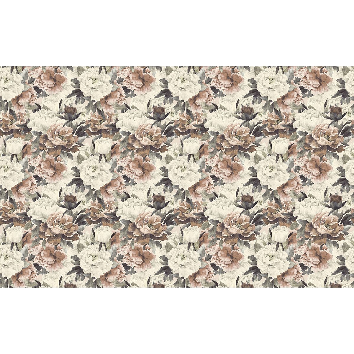 Papier peint panoramique - Motif Fleurs