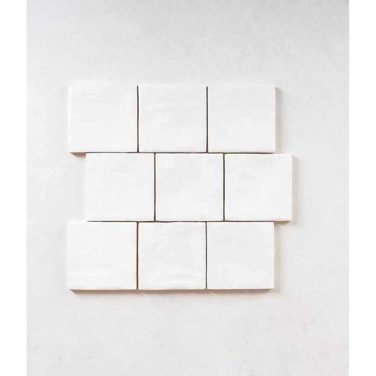 Faience Effet Zellige Blanc MALLORCA White