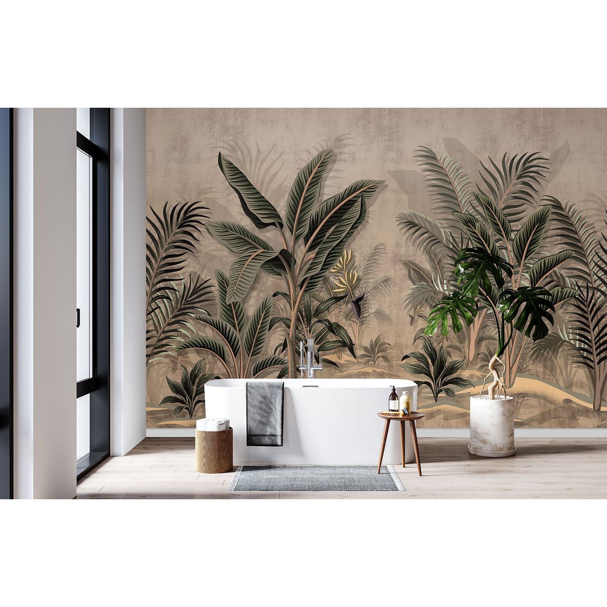 Papier peint panoramique - Motif Tropical