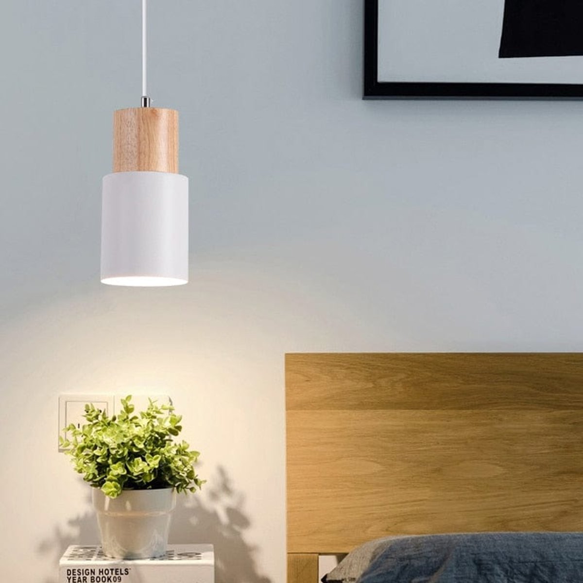 Suspension Bois et Métal