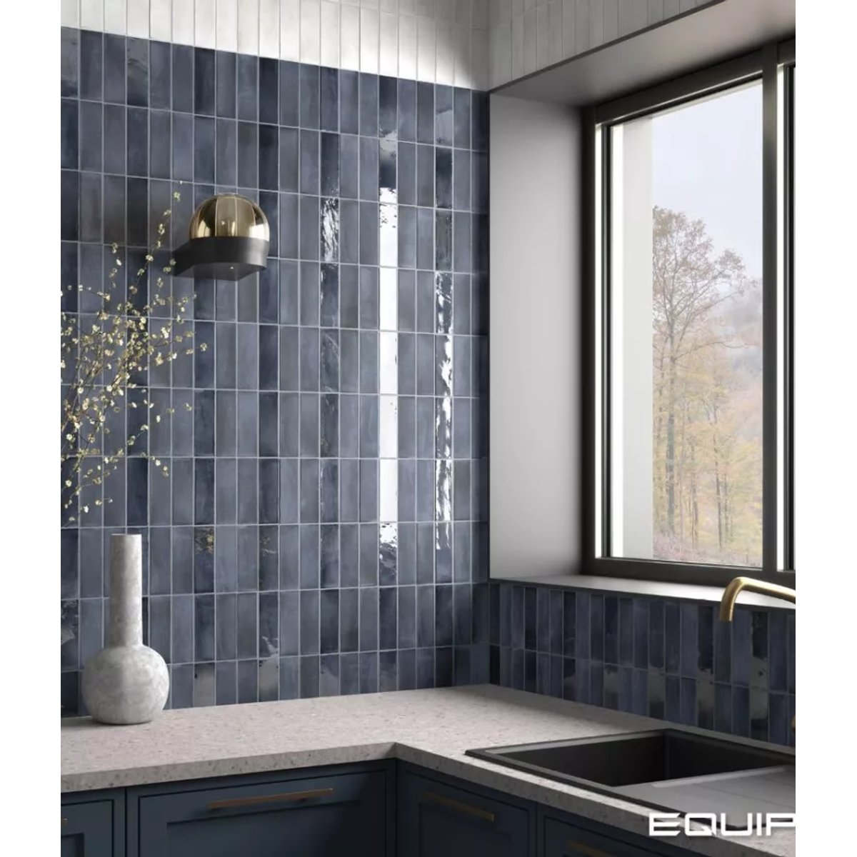 Carrelage Zellige Bleu Nuit COLO Matt blue night