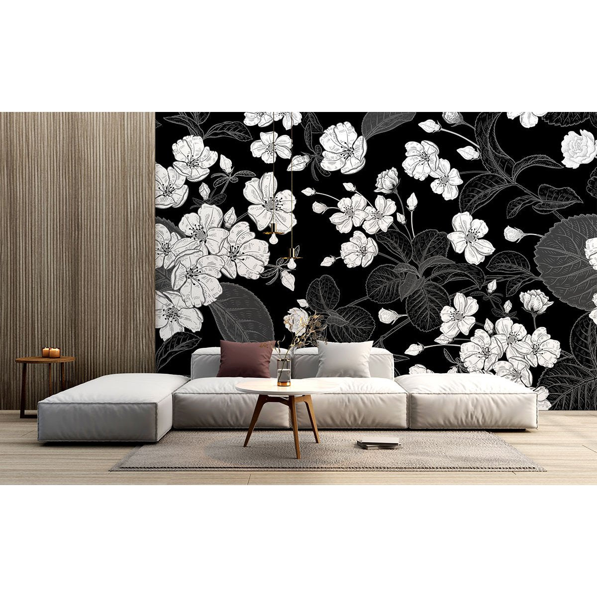 Papier peint panoramique - Fleurs