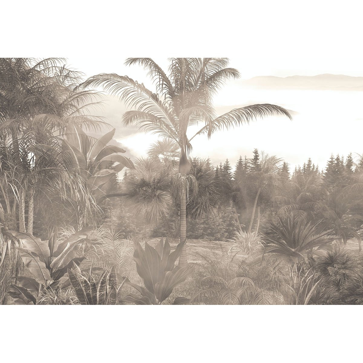 Papier peint panoramique - Forêt tropicale