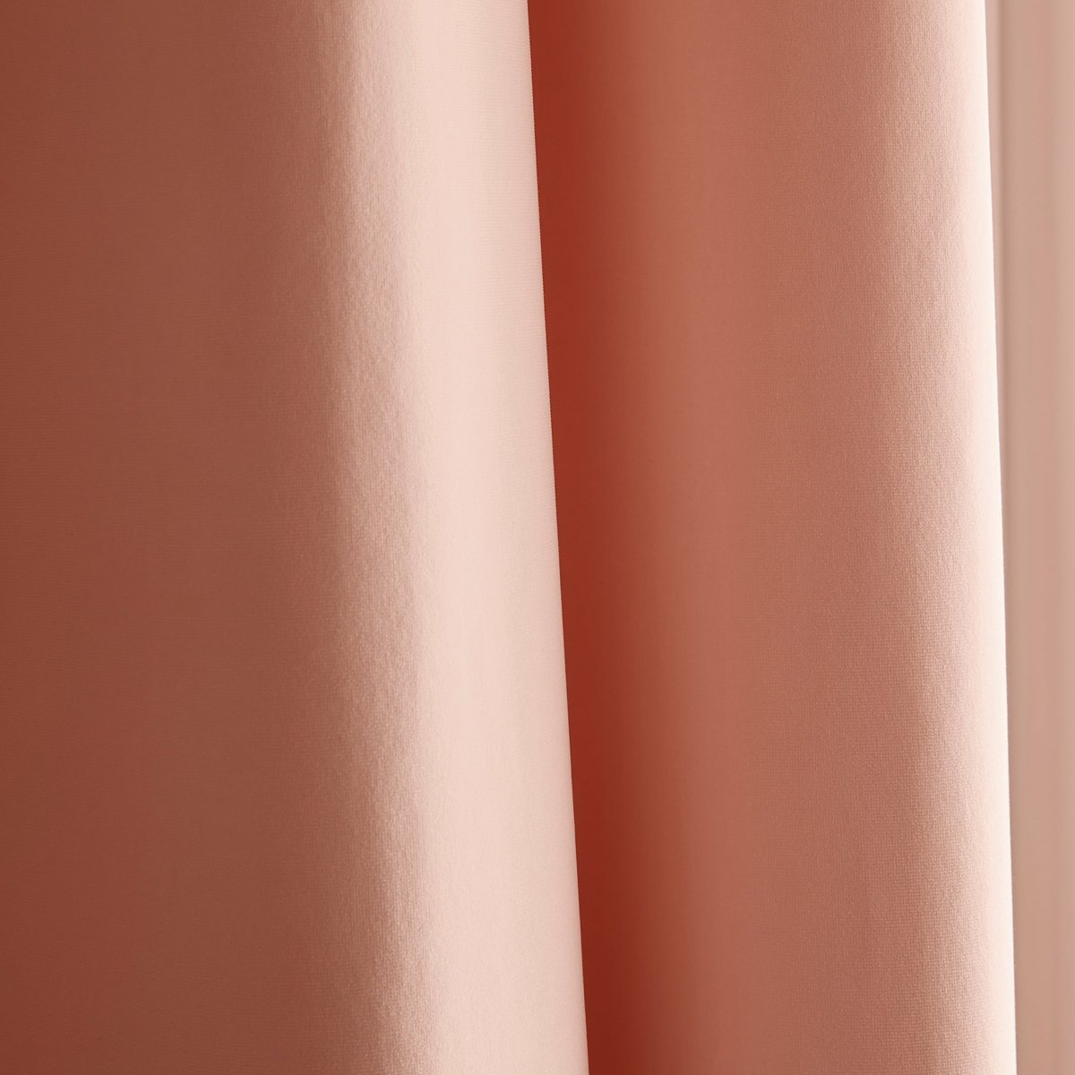 Rideau à oeillets dorés MATIA rose pétale