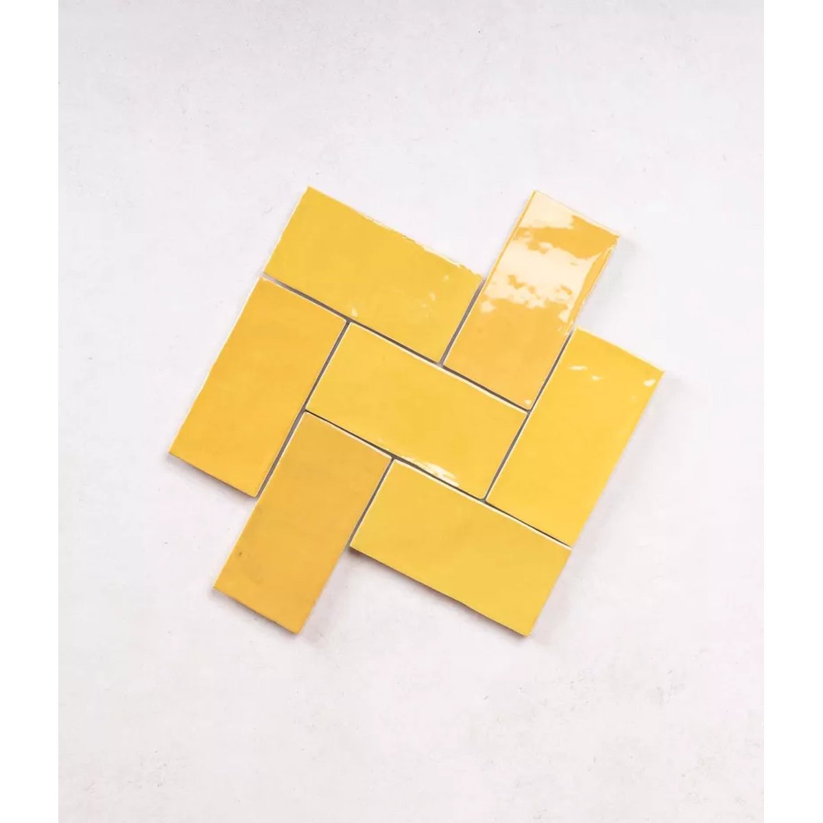 Carrelage Zellige Jaune FEZ Brillant Mustard