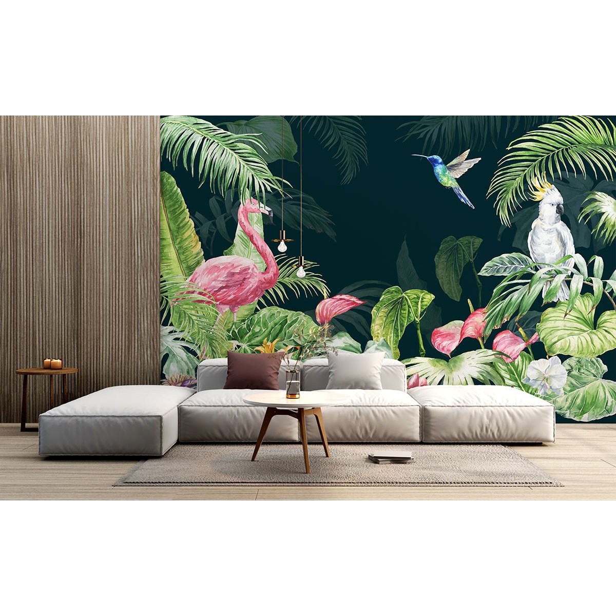 Papier peint panoramique Enfants - Forêt tropicale