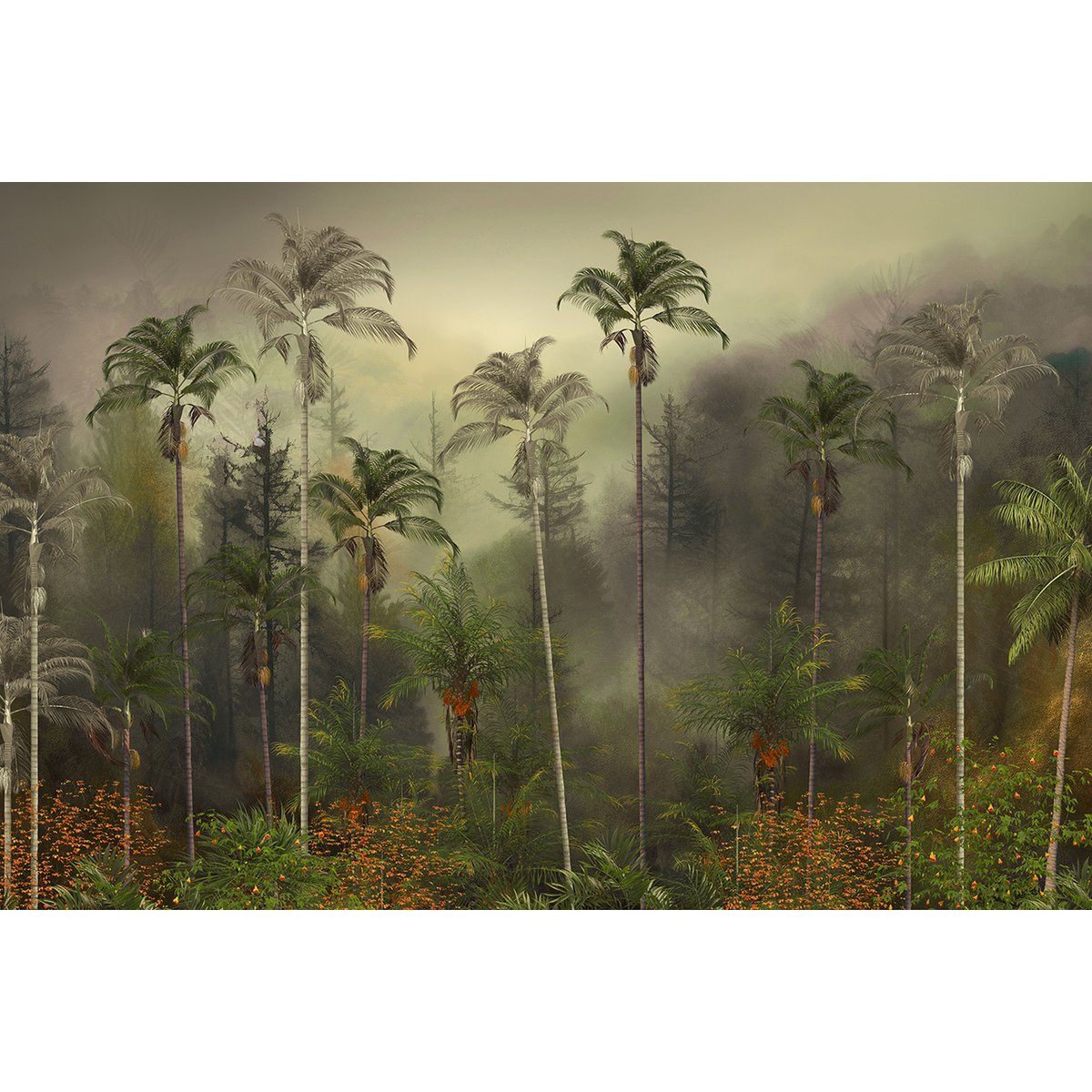 Papier peint panoramique - Forêt Tropicale