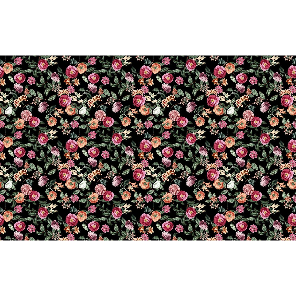 Papier peint panoramique - Motif Fleurs