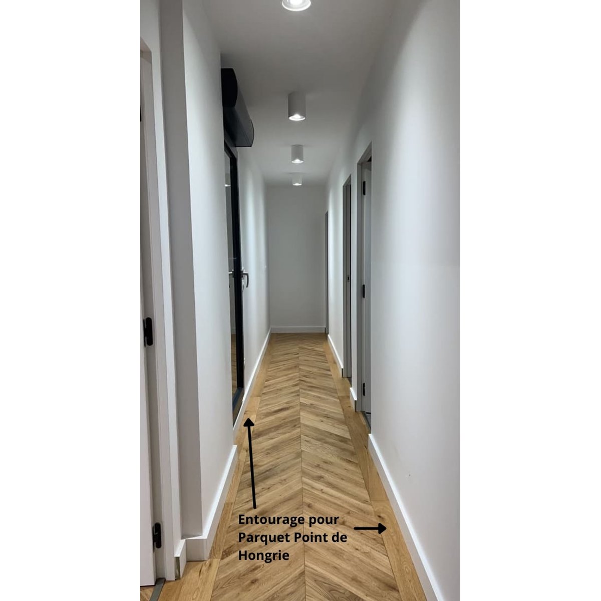 Entourage pour parquet point de hongrie - 18 x 125 mm