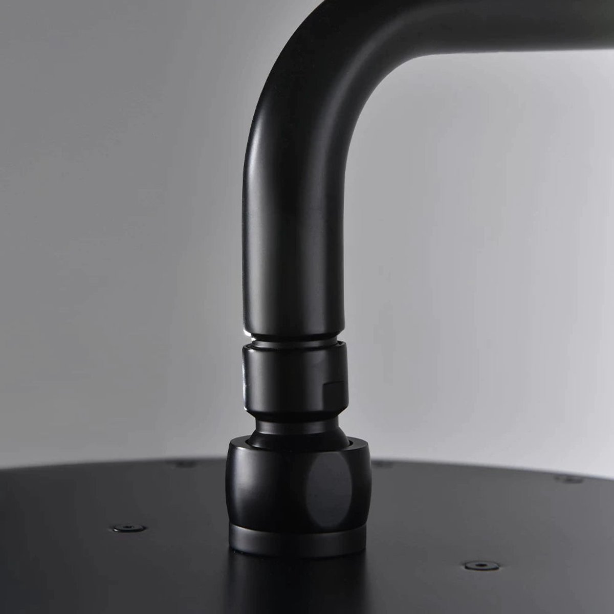 Colonne de douche encastrable noir mat