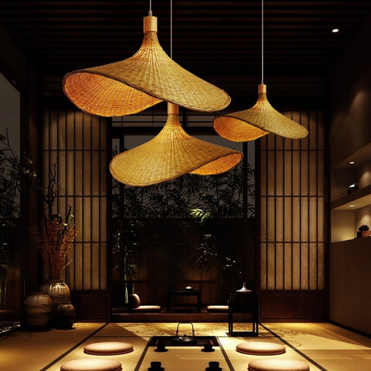 Suspension Nature Bambou