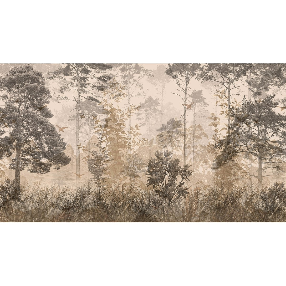 Papier peint panoramique - Forêt