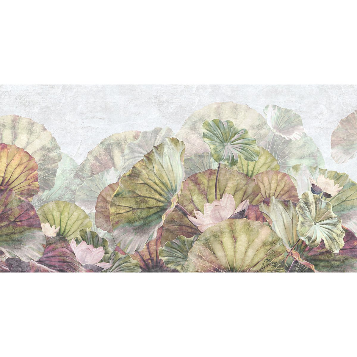 Papier peint panoramique - Feuilles Tropicales