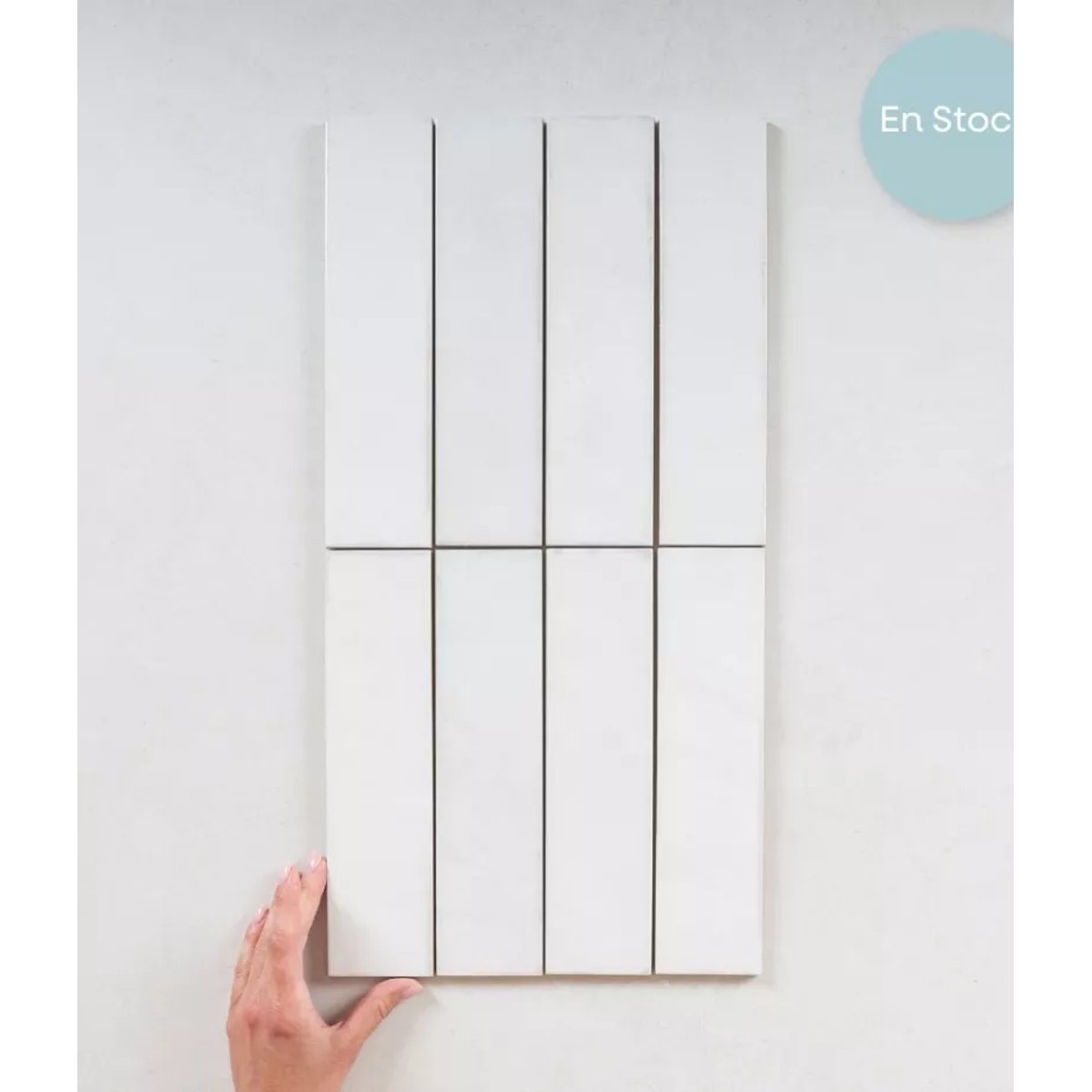 Carrelage Zellige Blanc TRIBECA Gypsum White