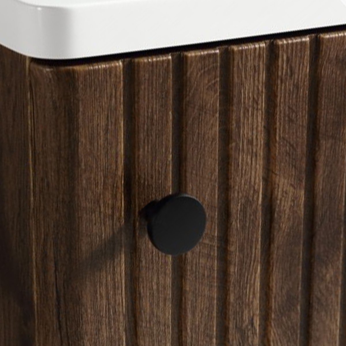 Lave main 40 cm chêne brun vieilli Aqualegno
