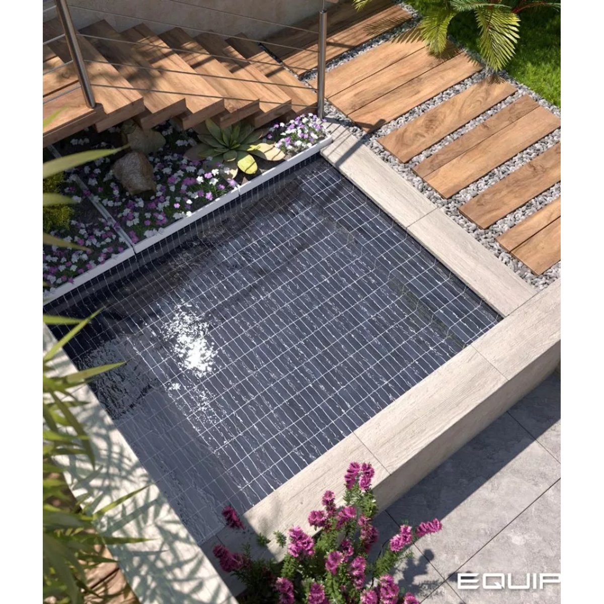Carrelage Zellige Bleu Nuit COLO Gloss blue night