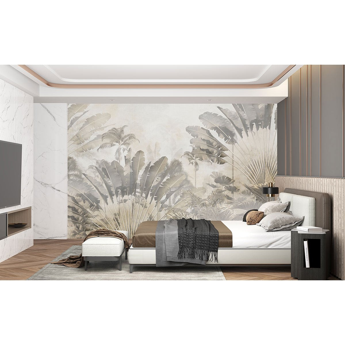 Papier peint panoramique - Plantes tropicales