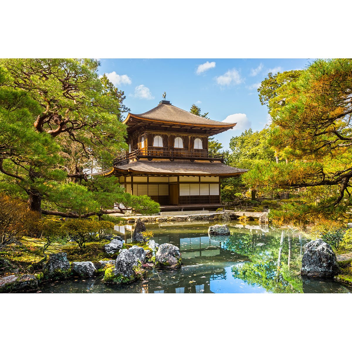 Papier peint panoramique - Temple japonais