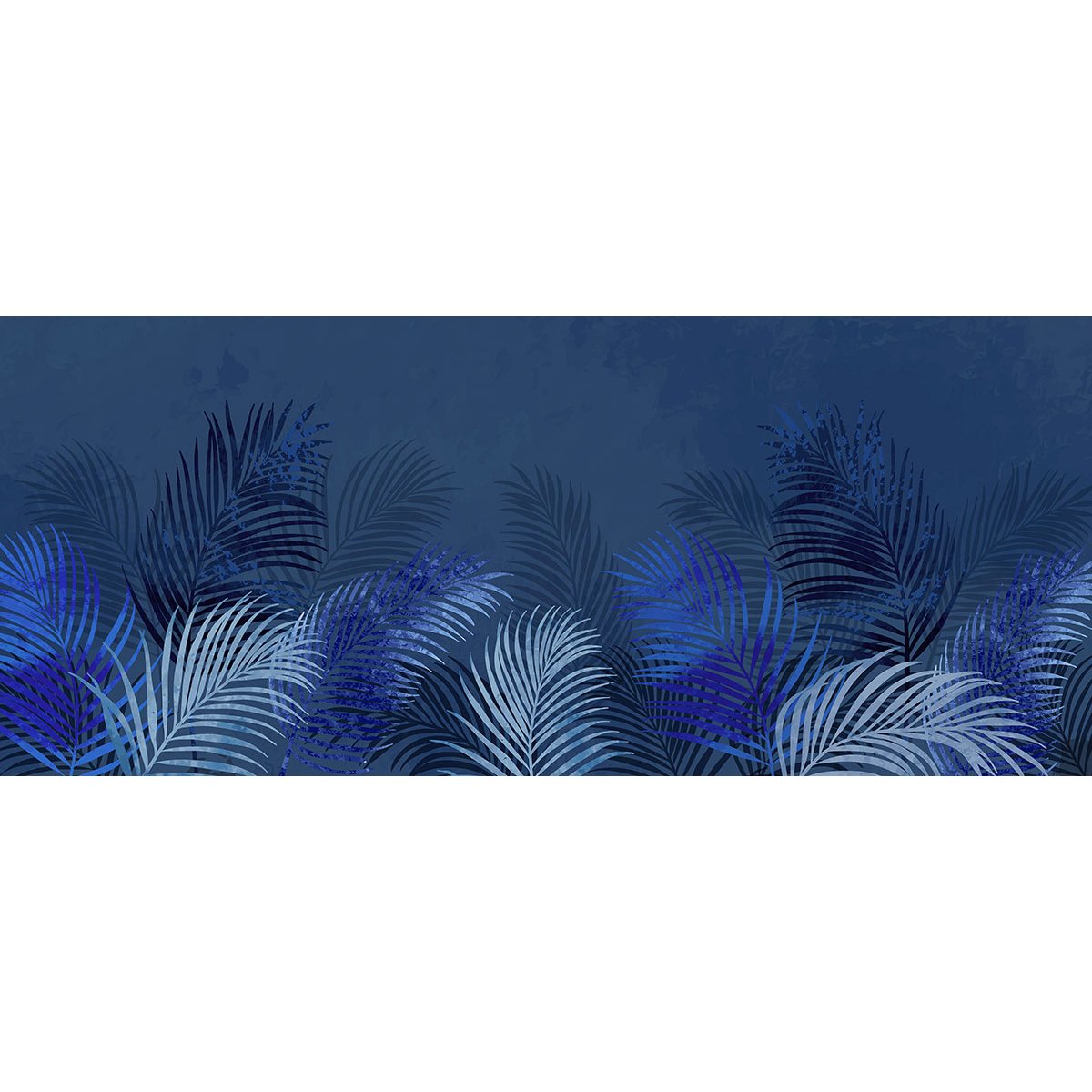 Papier peint panoramique - Feuilles tropicales