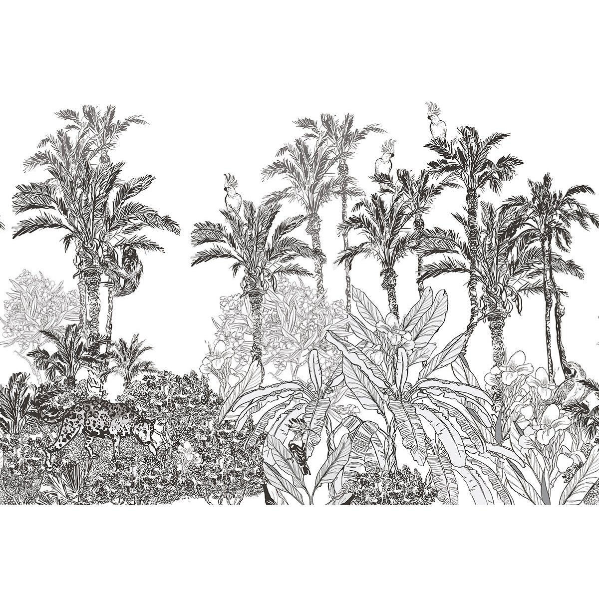 Papier peint panoramique - Forêt tropicale