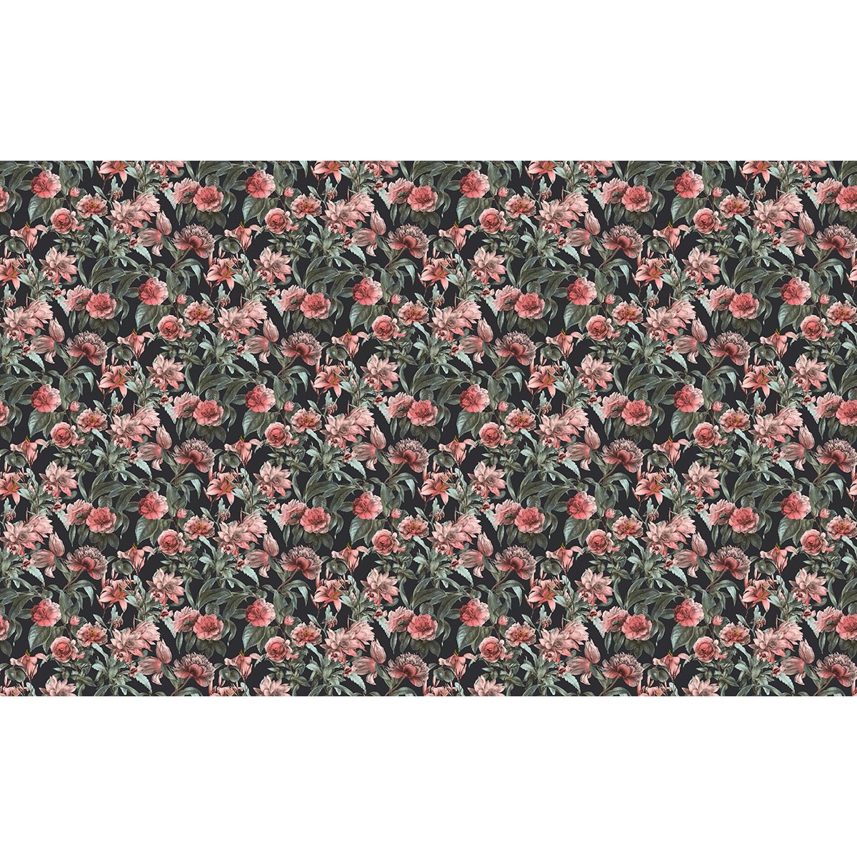 Papier peint panoramique - Motif Fleurs