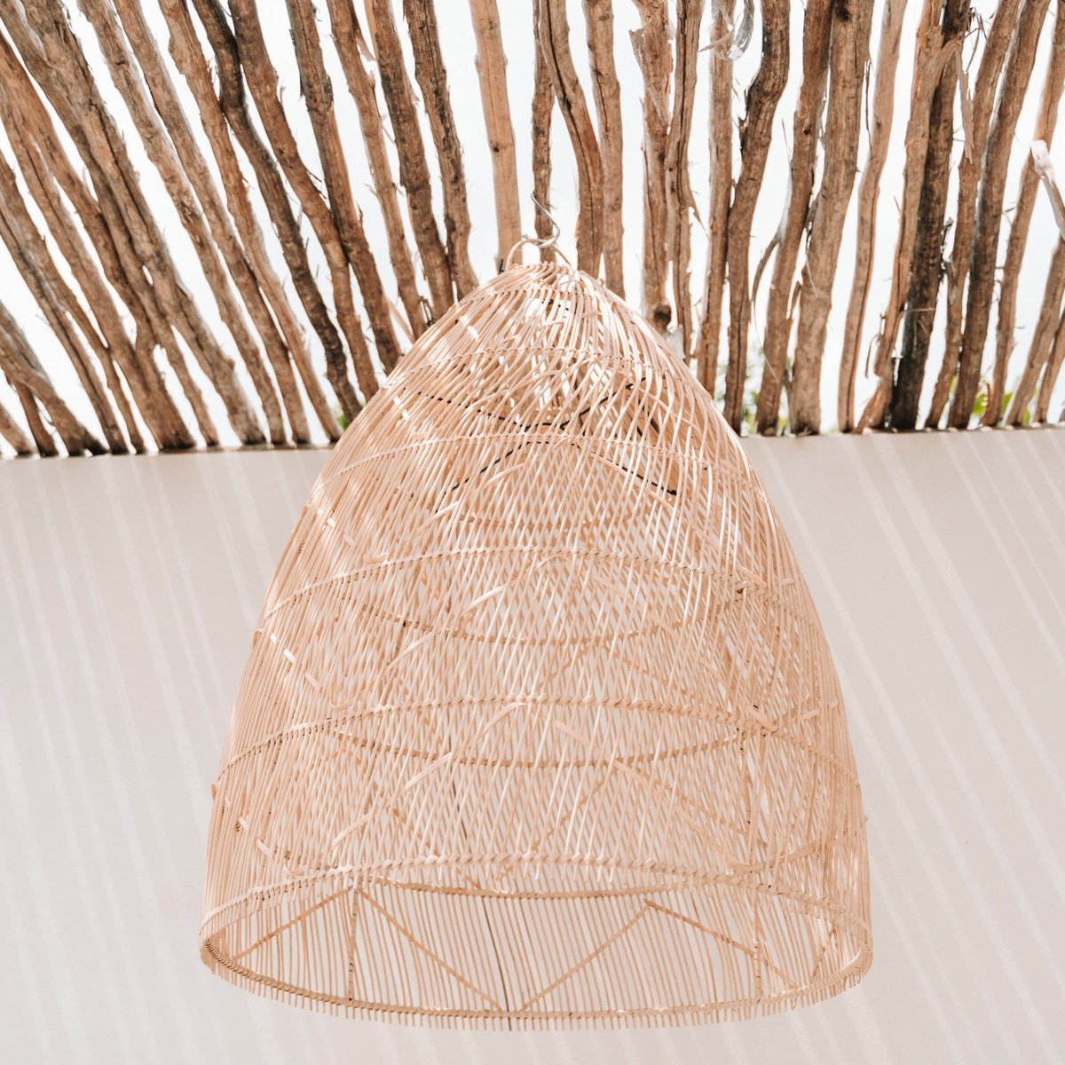 Suspension Rotin 60 cm