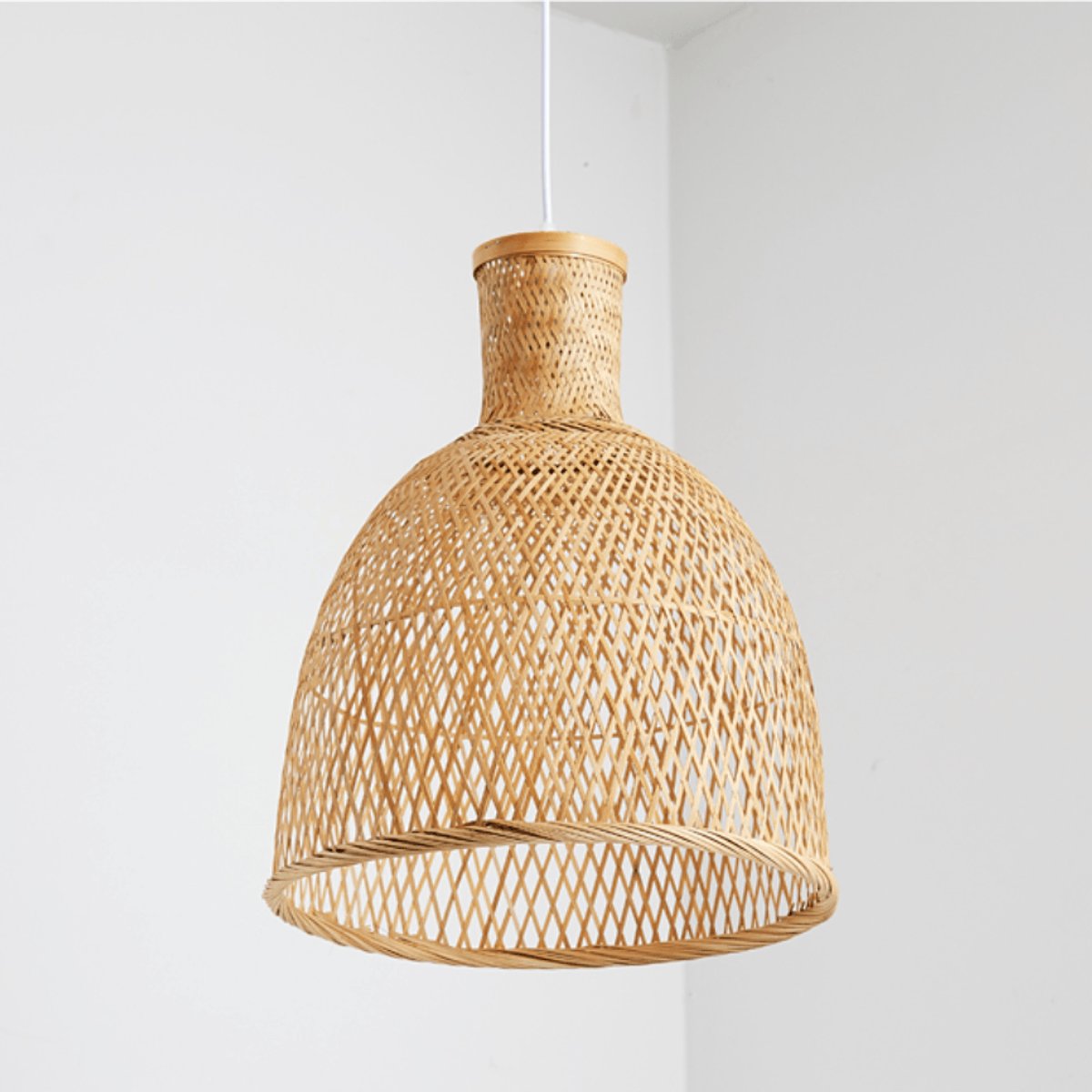 Suspension Bambou Rotin