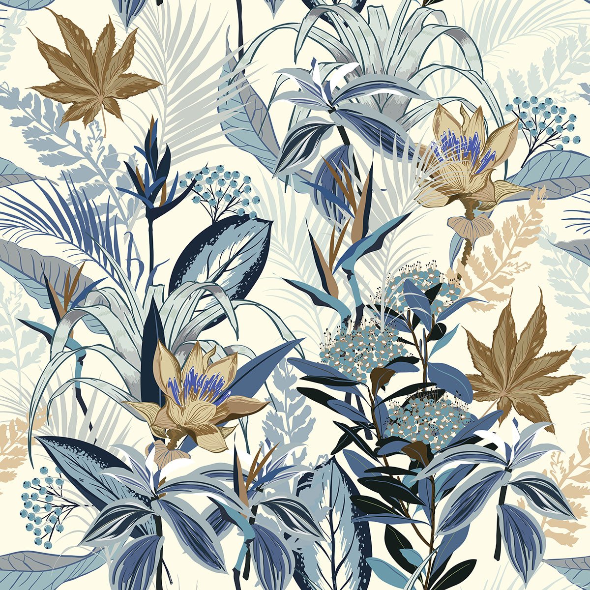 Papier peint panoramique - Plantes Tropicales