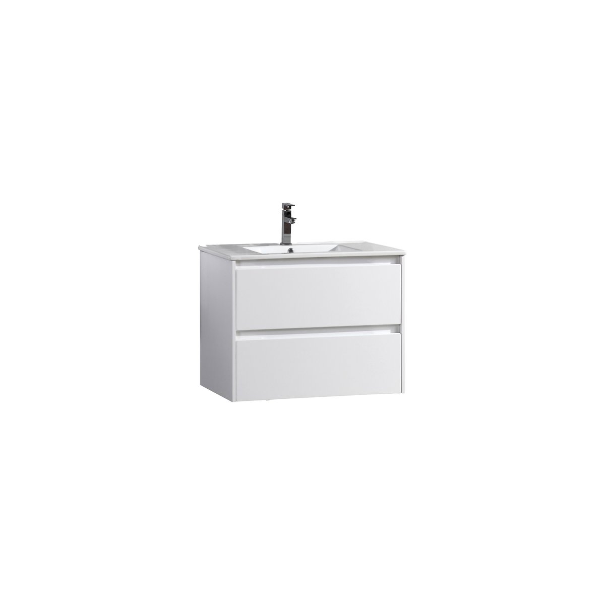 Robinet mitigeur de salle de bain noir mat