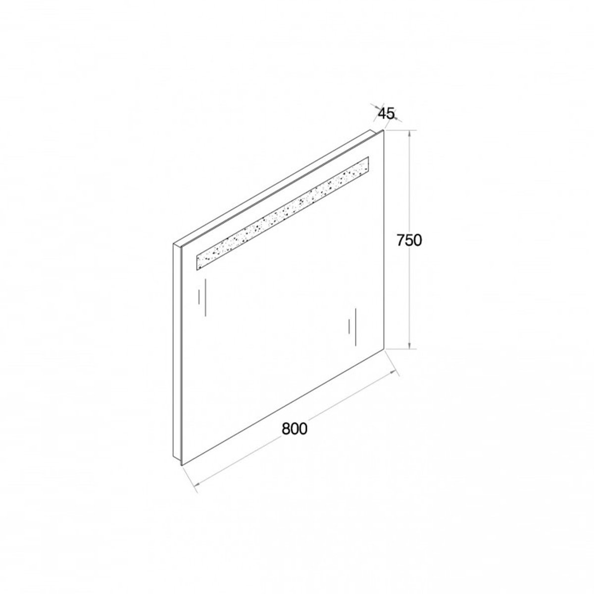 Miroir lumineux pour salle de bain