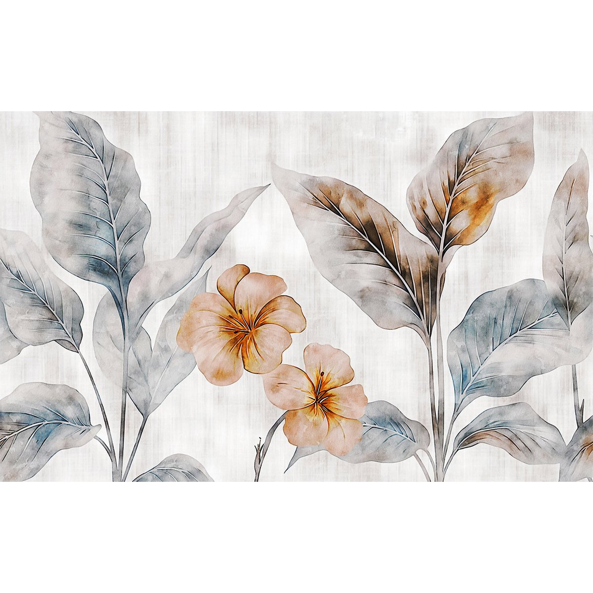 Papier peint panoramique - Fleurs