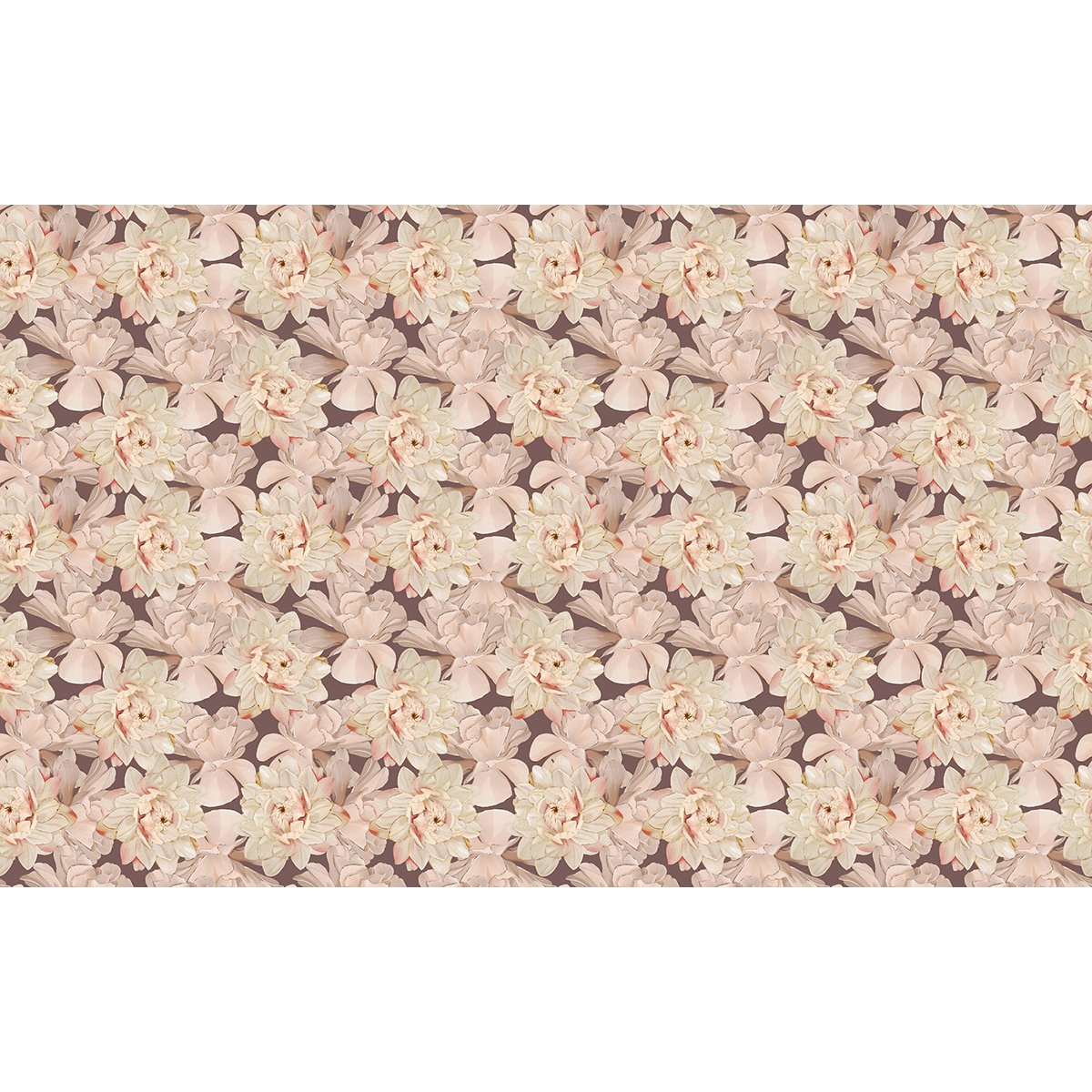 Papier peint panoramique - Motif Fleurs