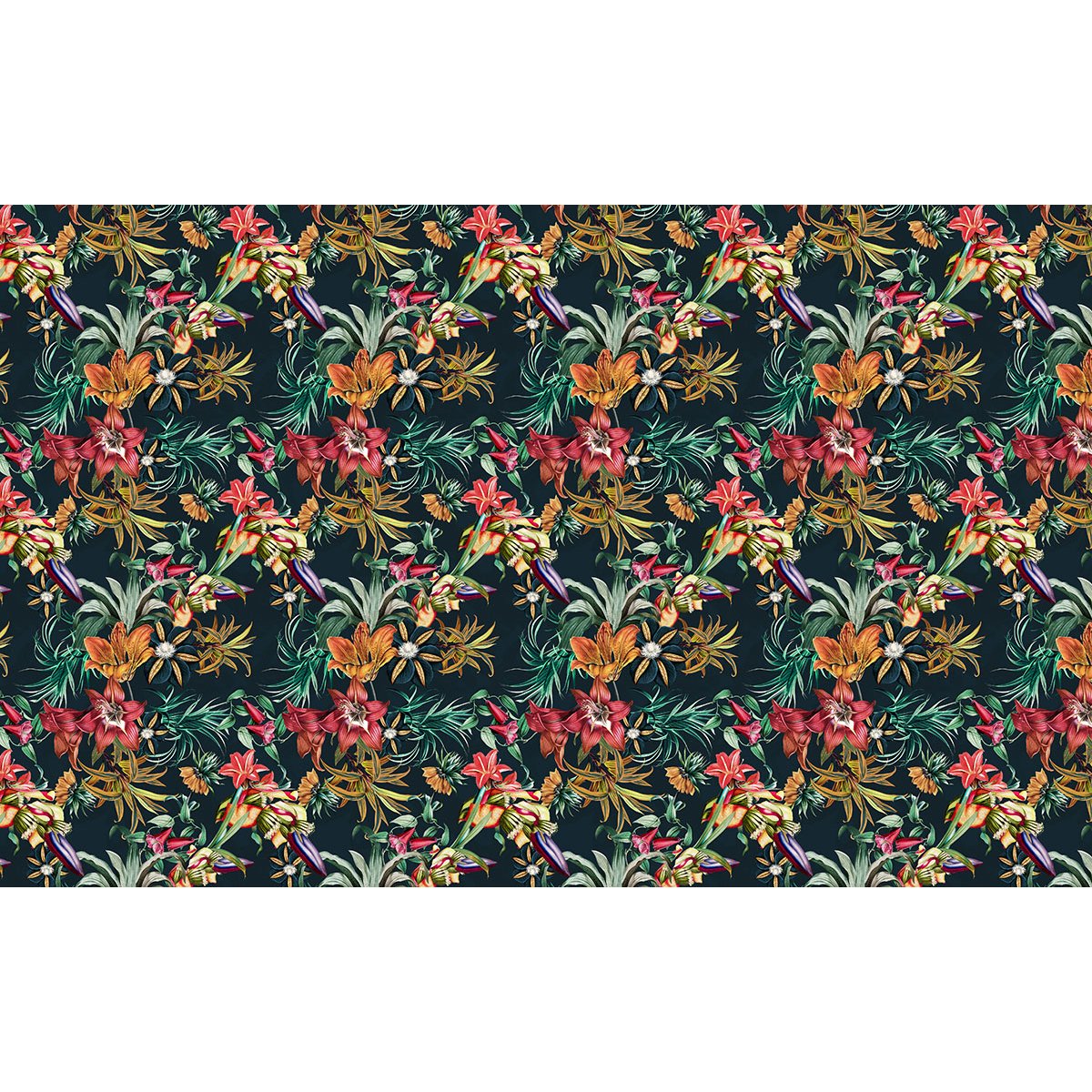 Papier peint panoramique - Motif Fleurs