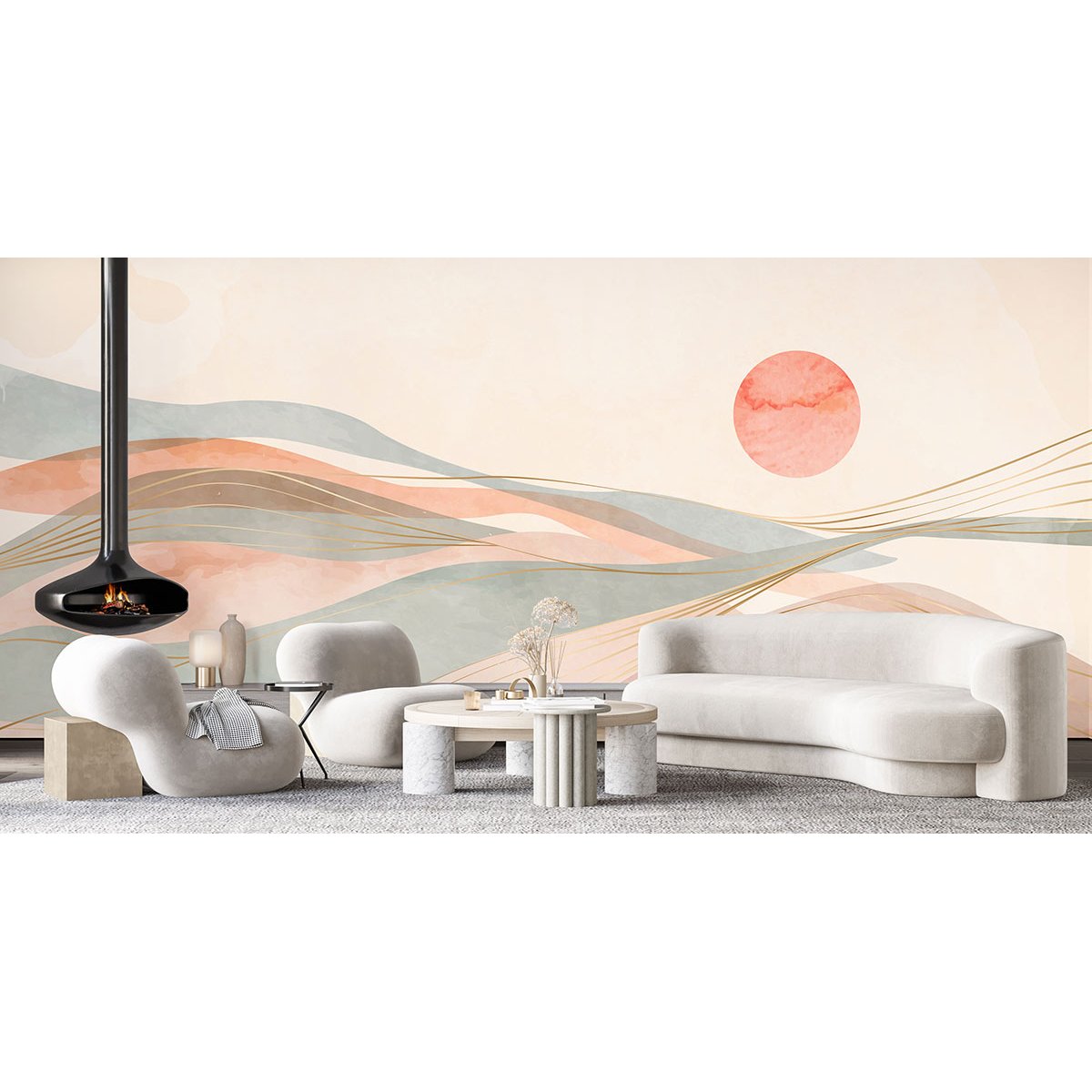 Papier peint panoramique - Paysage Boho