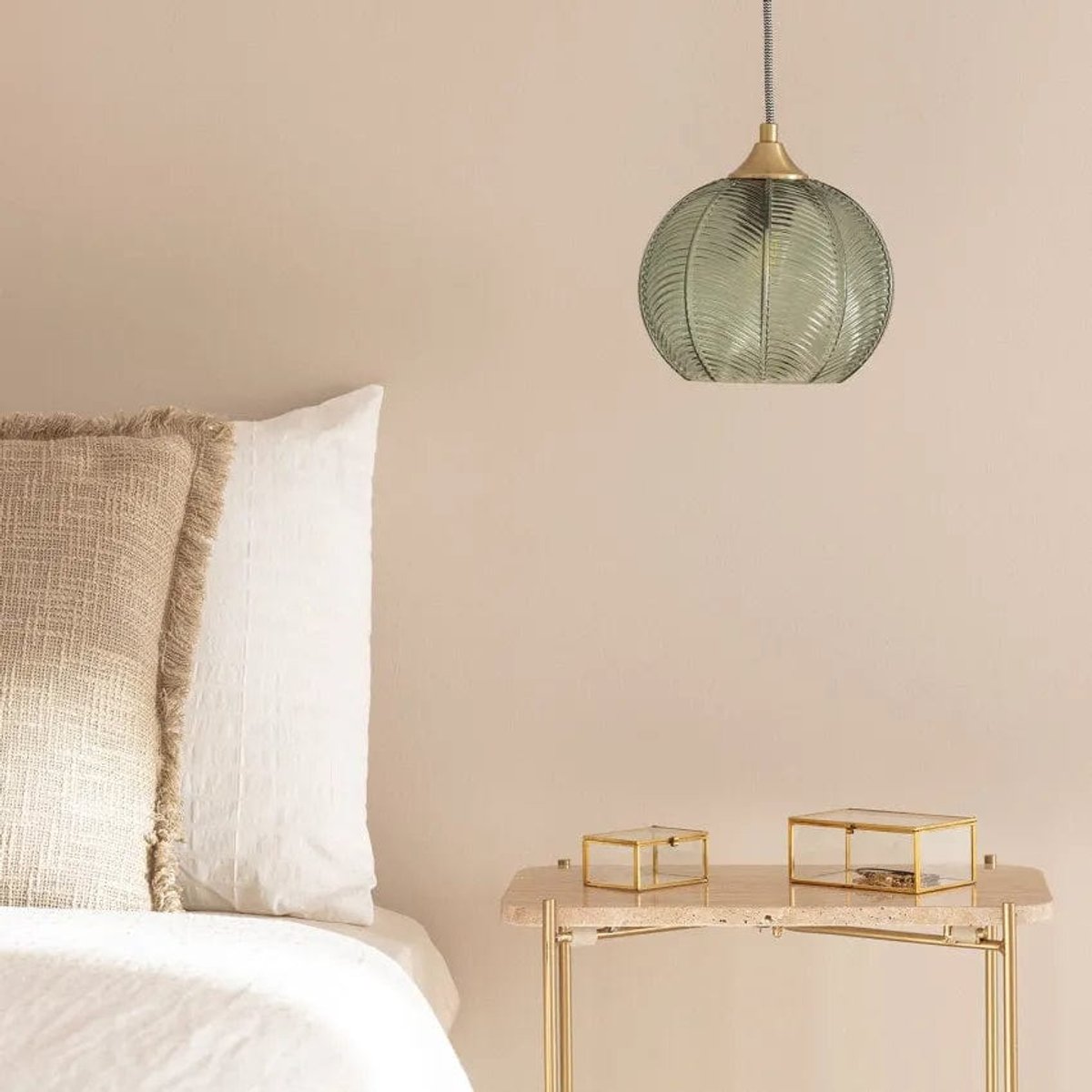 Suspension en Verre Vintage
