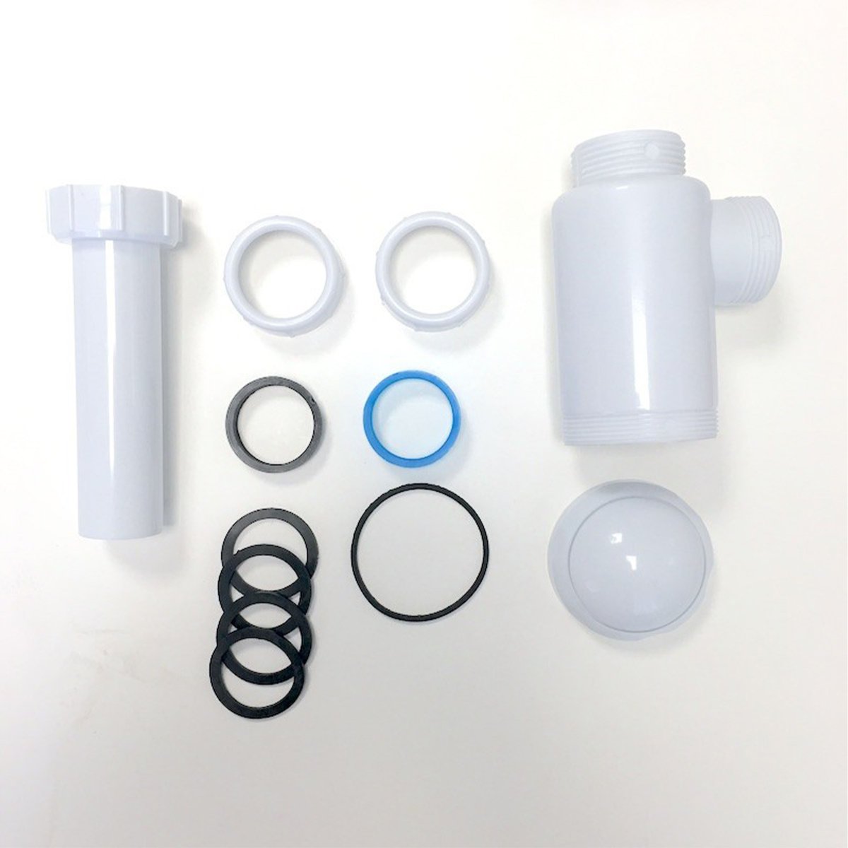 Siphon de lavabo réglable pour salle de bain