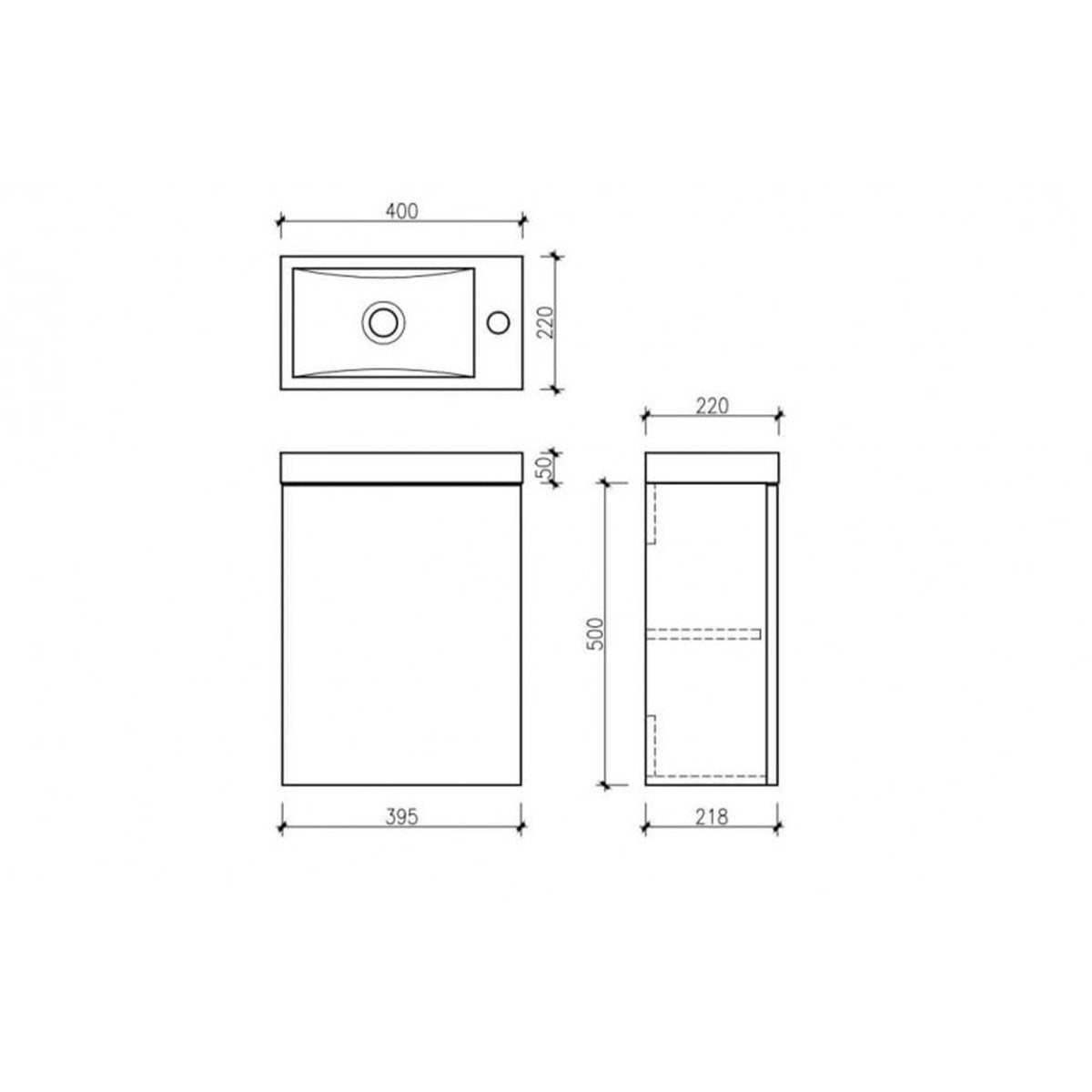 Siphon de lavabo réglable pour salle de bain