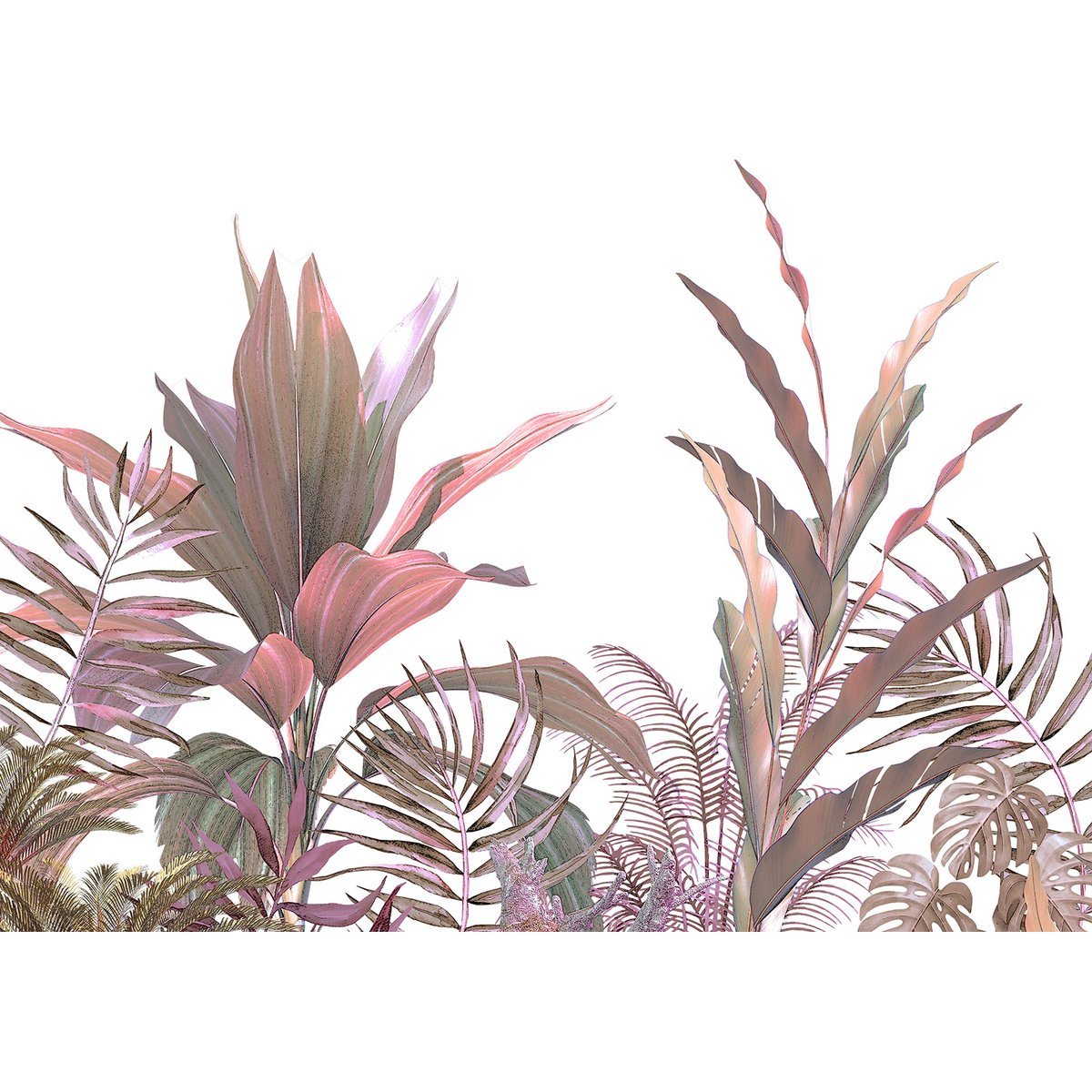 Papier peint panoramique - Plantes Tropicales
