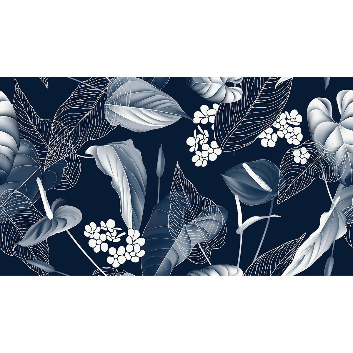 Papier peint panoramique - Plantes tropicales