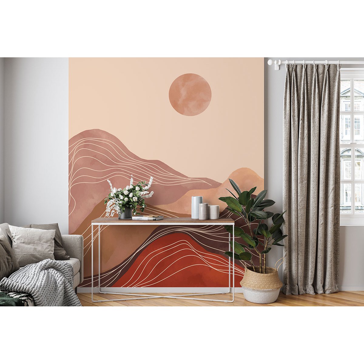 Papier peint panoramique - Paysage Boho