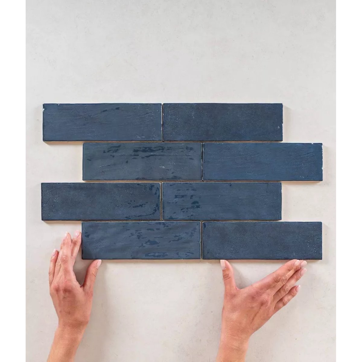 Carrelage Zellige Bleu Nuit LA RIVIERA Blue Reef