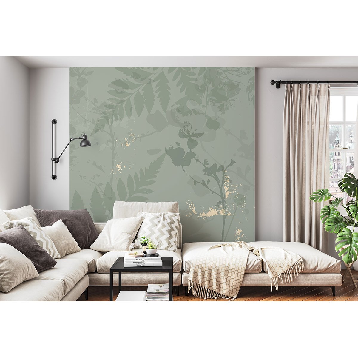 Papier peint panoramique - Fleurs Design