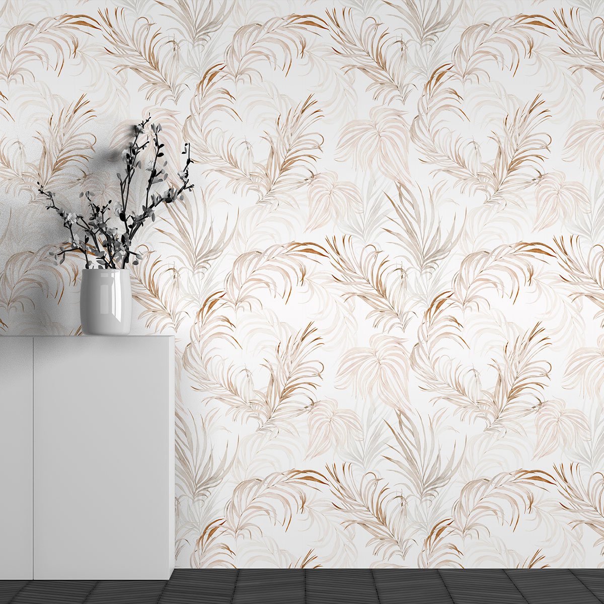 Papier peint panoramique - Motif Fleurs