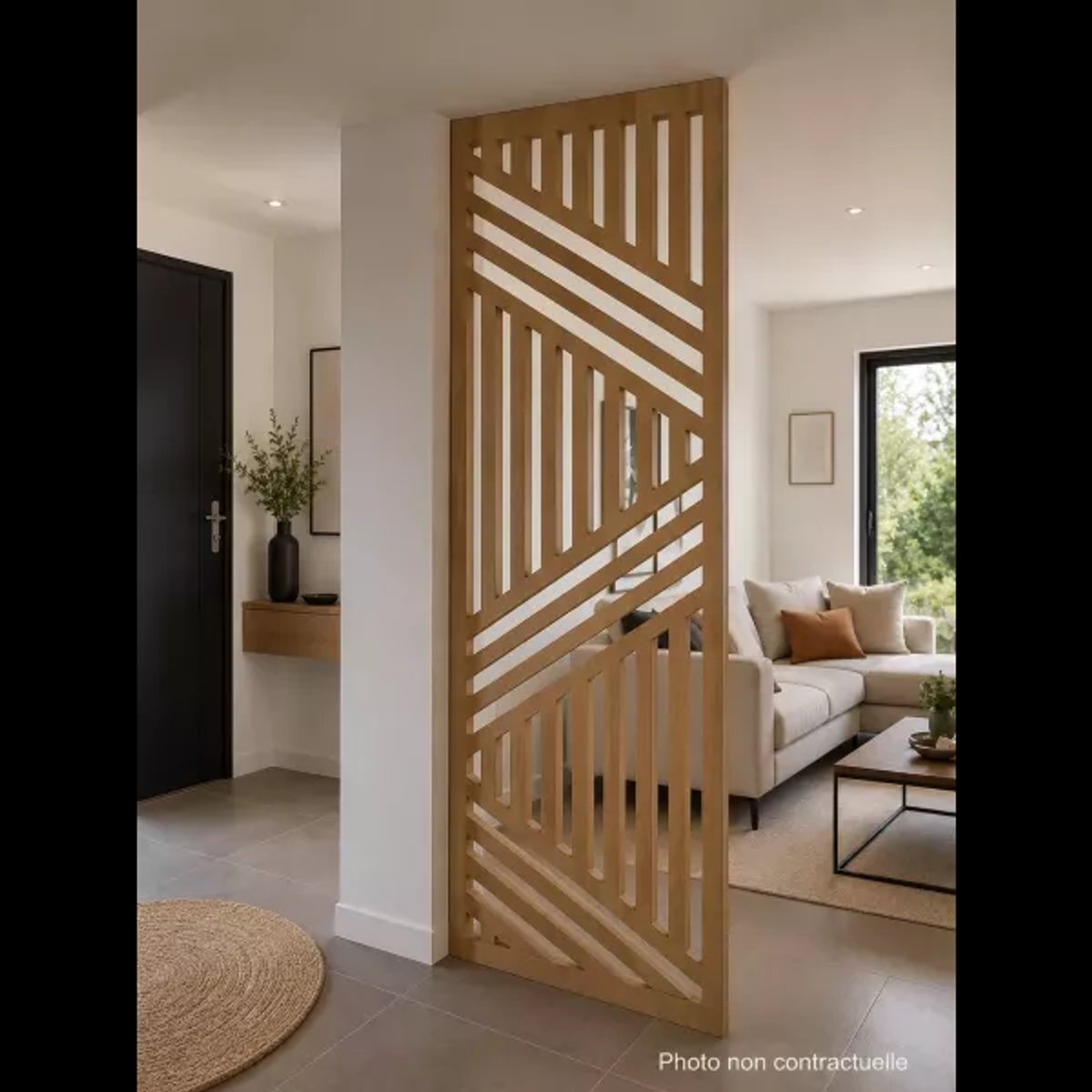 Claustra aux lignes géométriques 1