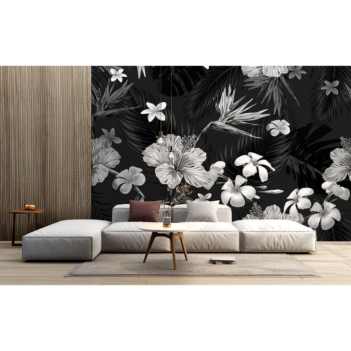 Papier peint panoramique - Fleurs