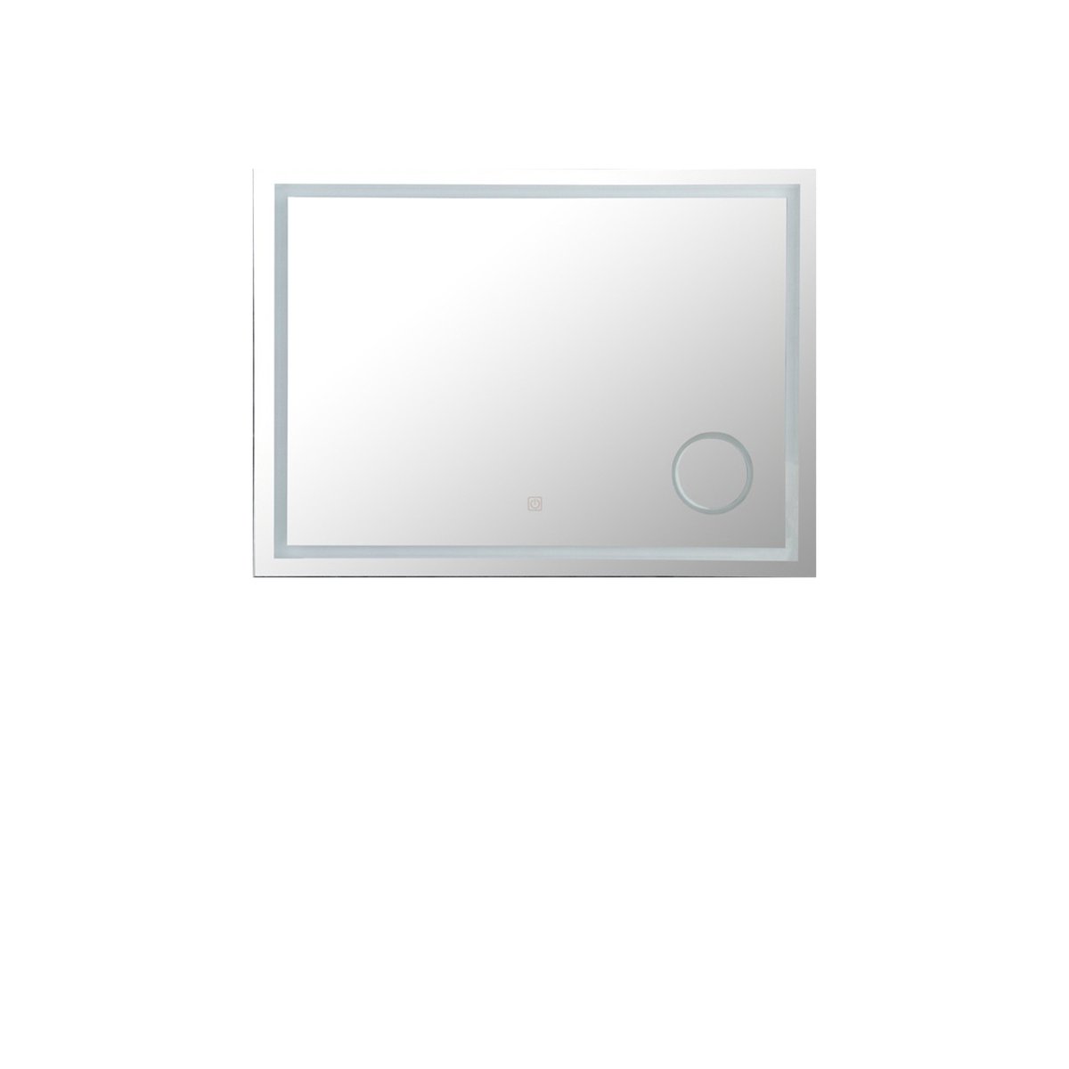 Miroir salle de bain LED avec zoom