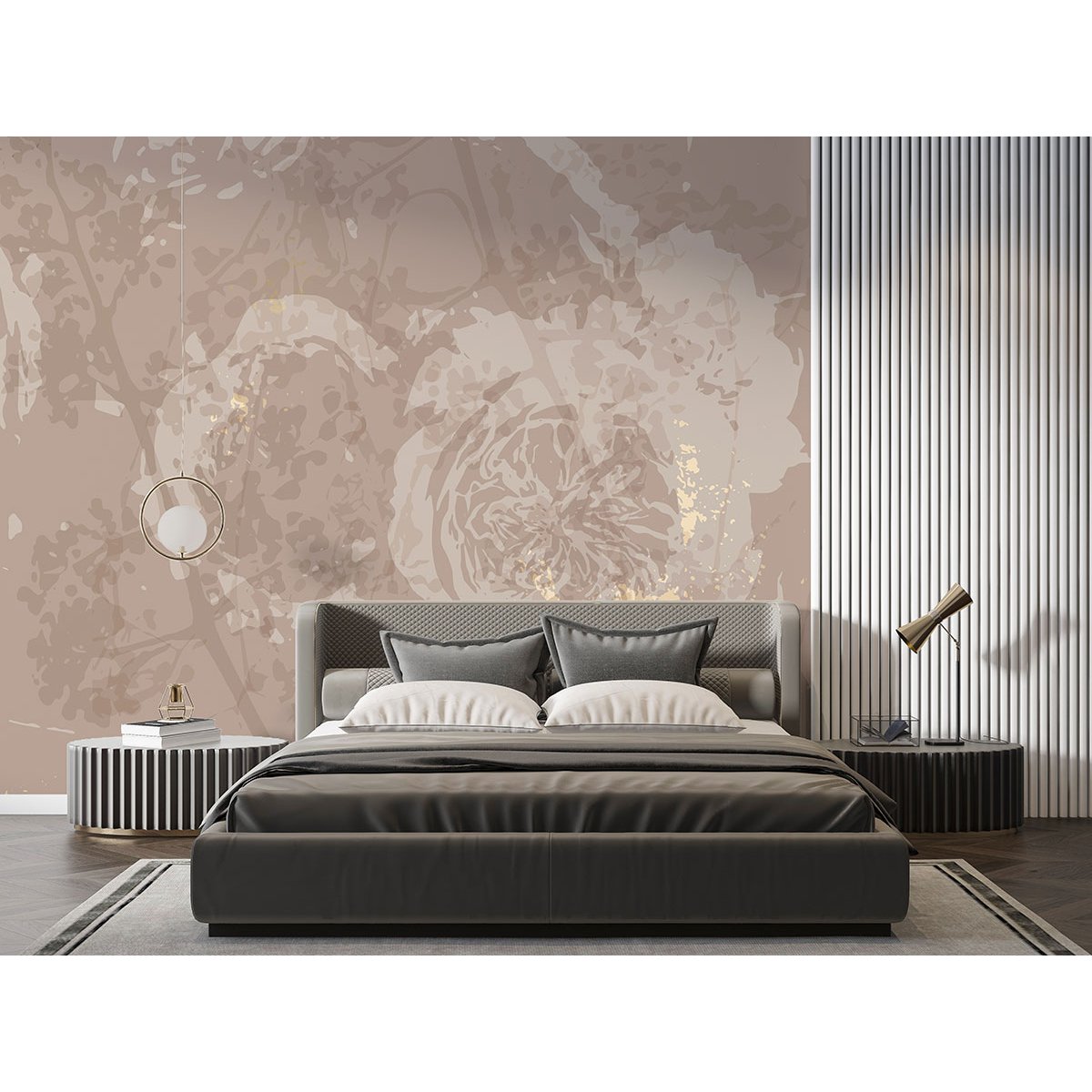 Papier peint panoramique - Fleurs Design