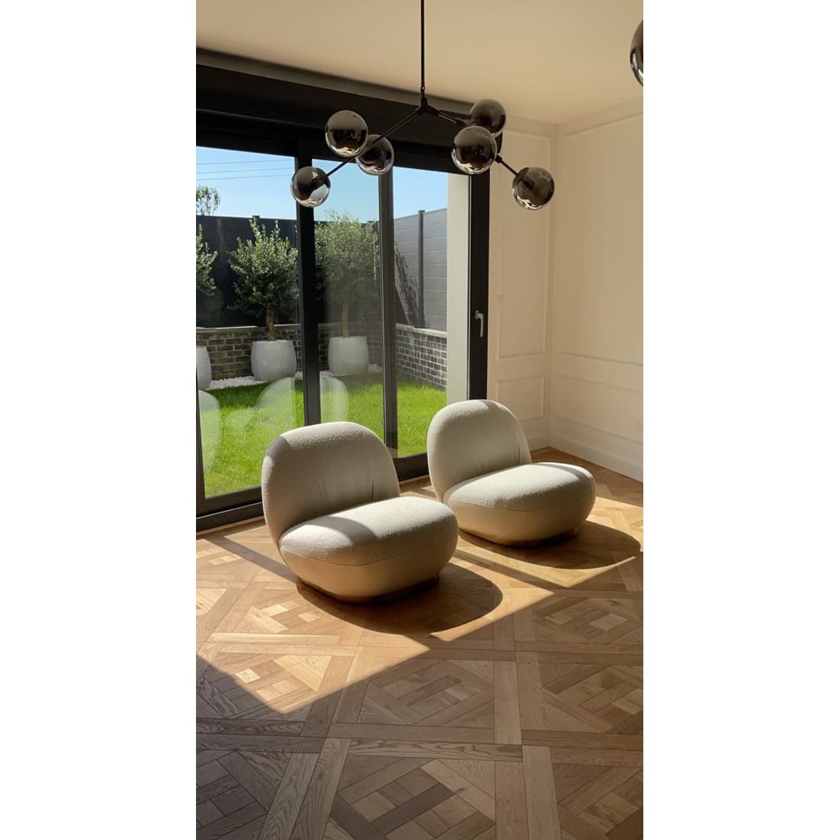 Parquet contrecollé de Versailles chêne naturel - Larg. 60 cm