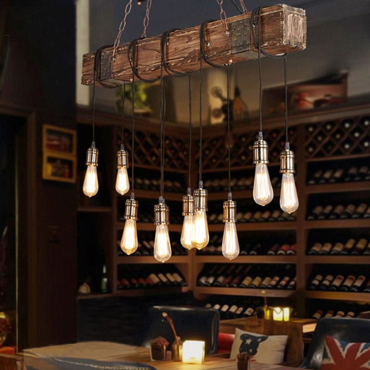 Suspension Poutre Bois